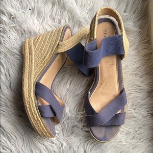 Merona blue wedges